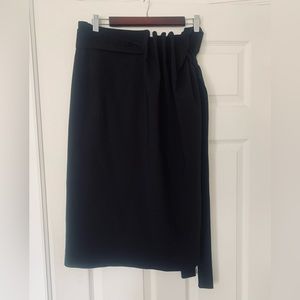 COS wool blend paper bag waist skirt